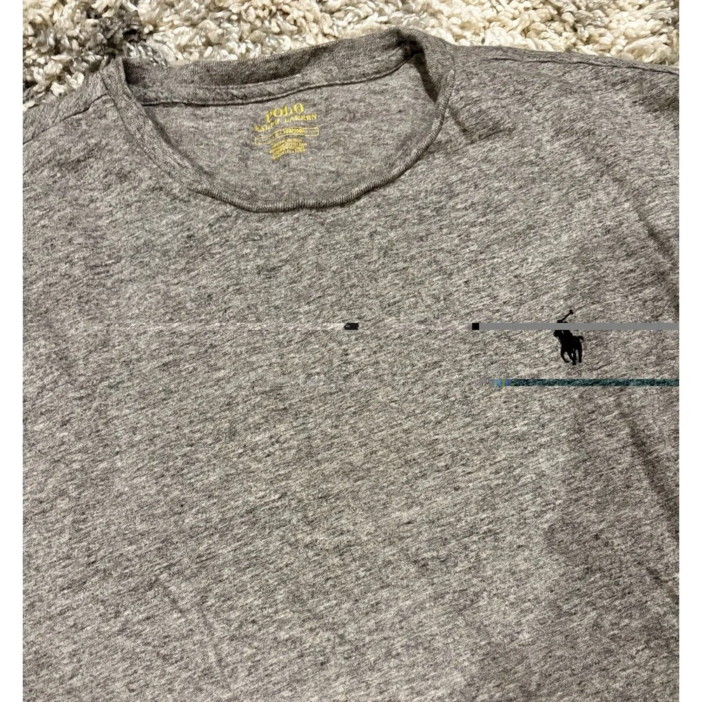 Men's Polo Ralph Lauren Large Gray Long Sleeve Shirt